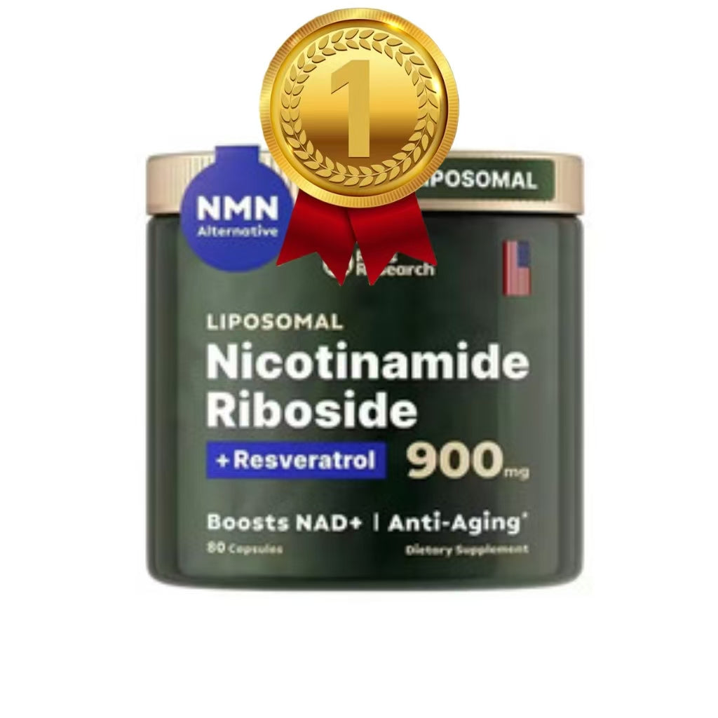 NMN Supplement Alternative - Liposomal NAD w/Resveratrol - High Purity NAD Supplement for Anti-Aging, Energy, Focus 