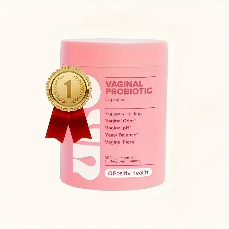 URO Vaginal Probiotics for Women pH Balance with Prebiotics &amp; Lactobacillus Probiotic Blend - Women's Vaginal Health Supplement - Promote Healthy Vaginal Odor &amp; Vaginal Flora, 60 Count (Pack of 1) 