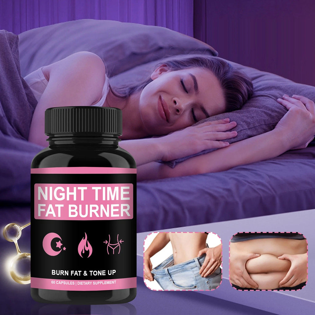 Night Formula Fat Burner Health and Wellness Night Capsules for Women Premium Support Supplement 1pcs