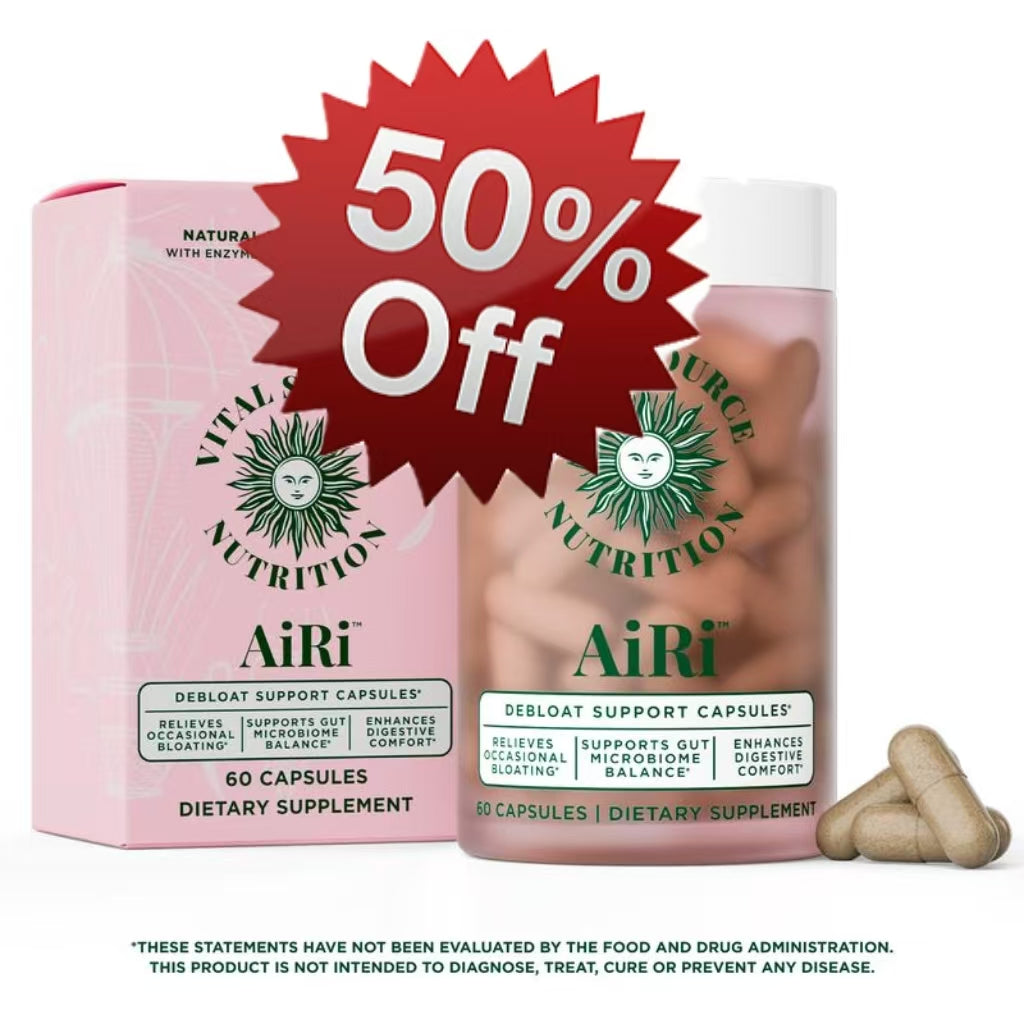 Debloat Support Capsules -AiRi- Vital Source Nutrition 
