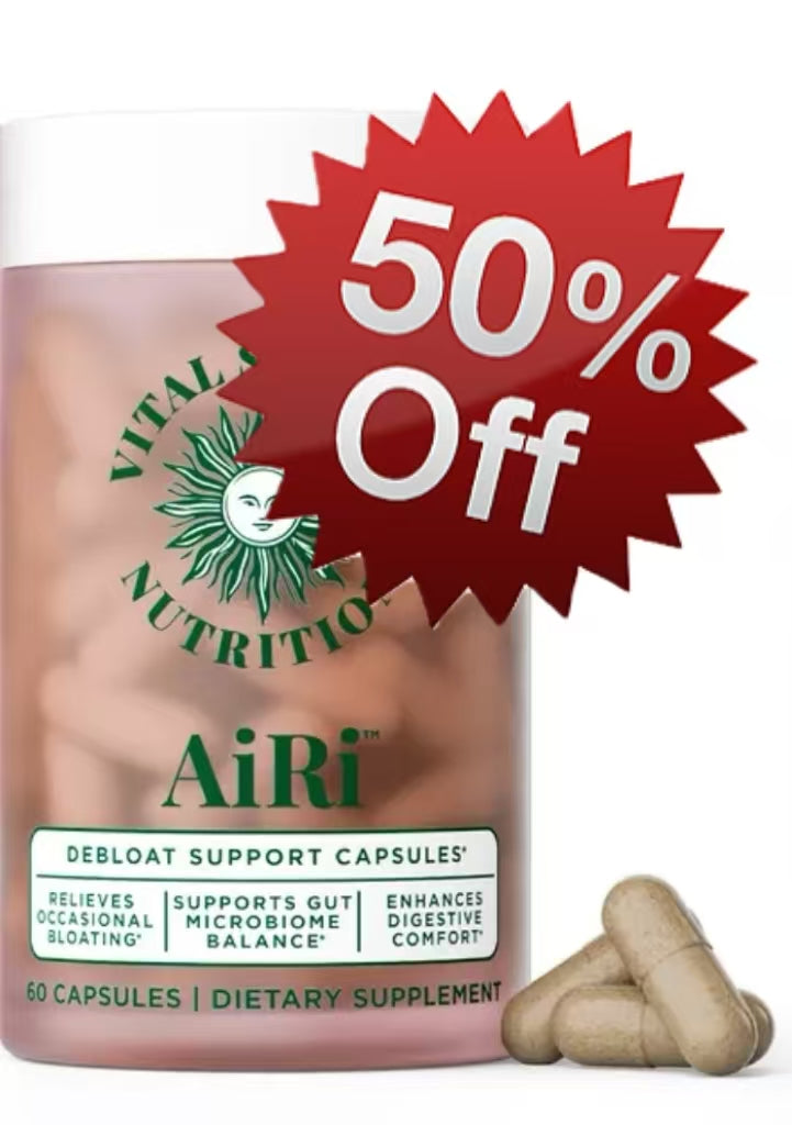 Debloat Support Capsules -AiRi- Vital Source Nutrition 