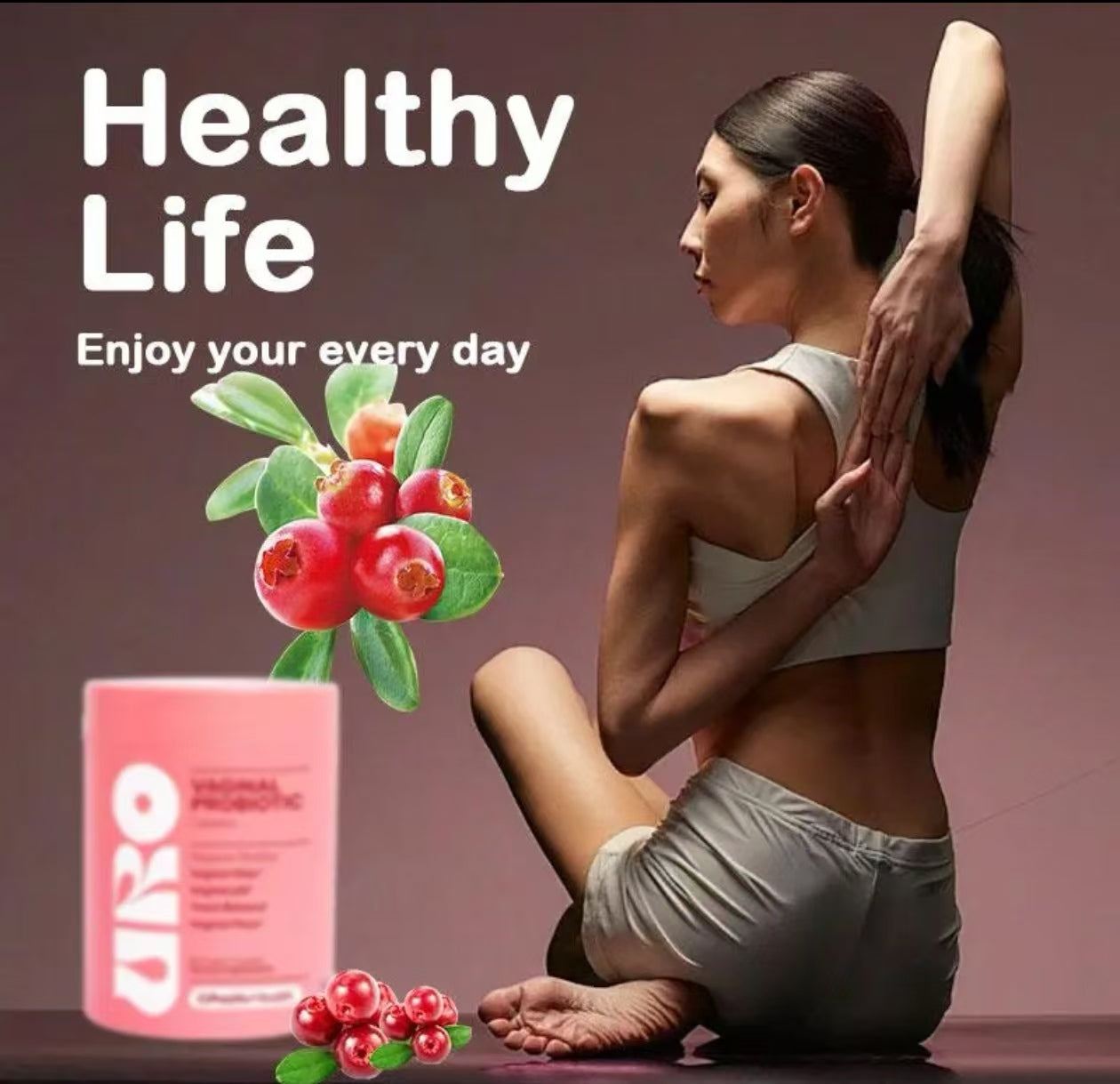 URO Vaginal Probiotics for Women pH Balance with Prebiotics &amp; Lactobacillus Probiotic Blend - Women's Vaginal Health Supplement - Promote Healthy Vaginal Odor &amp; Vaginal Flora, 60 Count (Pack of 1) 